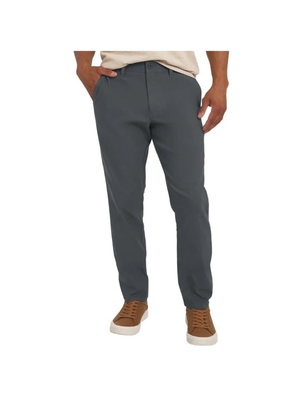 NWT Weatherproof Vintage Men's 38X29 Tech Pants Gray Active Stretch Flex Waist